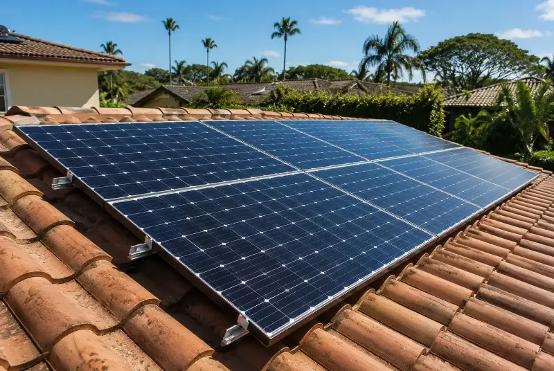 Installation de panneaux solaires à Oberbronn